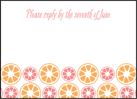 Sweet Summer Letterpress Reply Design Medium