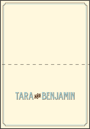 Tara Letterpress Thank You Card Fold Design Medium