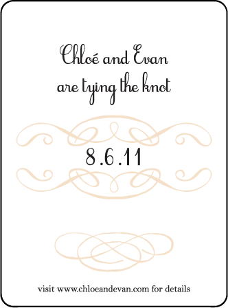 Tennyson Letterpress Save The Date Design Medium