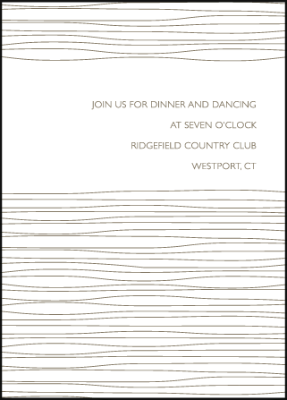 Threaded Letterpress Reception Design Medium