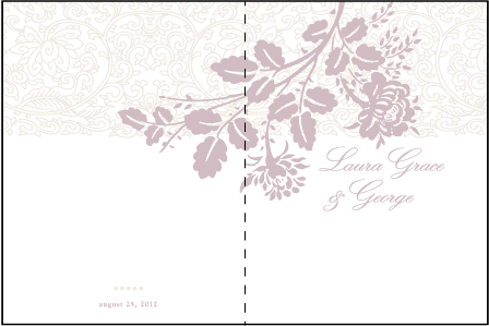 Tuileries Letterpress Program Design Medium