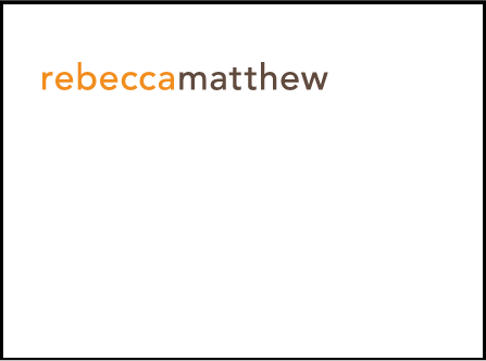 Union Letterpress Placecard Flat Design Medium