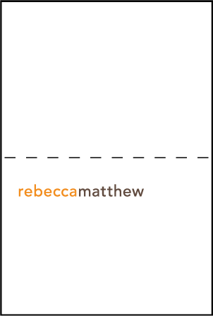 Union Letterpress Placecard Fold Design Medium
