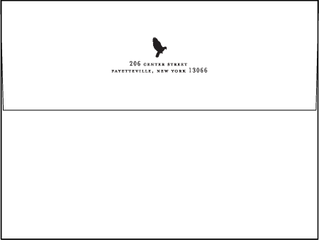 Urbanity Letterpress Envelope Design Medium