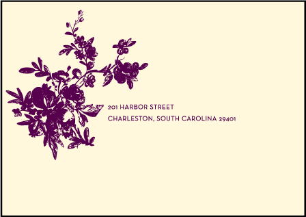Vendage Letterpress Reply Envelope Design Medium