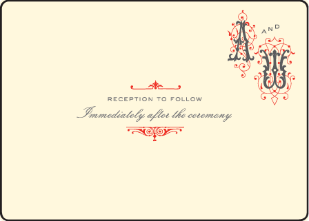 Victrola Letterpress Reception Design Medium