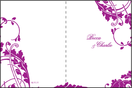 Vignette Letterpress Program Design Medium