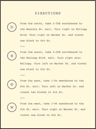 Vintage Librairie Letterpress Direction Design Medium