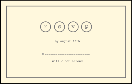 Vintage Librairie Letterpress Reply Postcard Front Design Medium