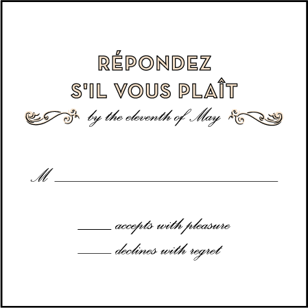 Vintage Letterpress Reply Design Medium