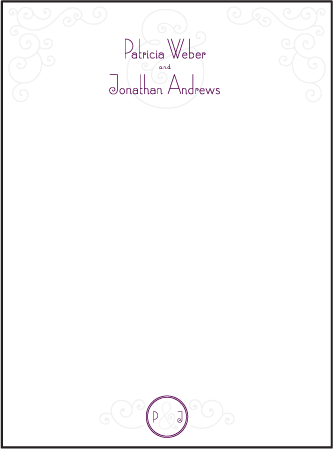 Weber Letterpress Thank You Card Flat Design Medium