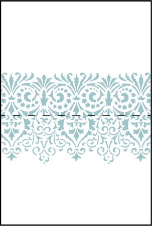Wisteria Letterpress Placecard Fold Design Medium
