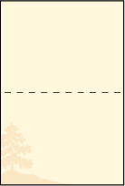 Adirondack Letterpress Placecard Fold Design Small