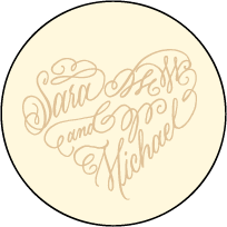 Amor Letterpress Coaster Design Small