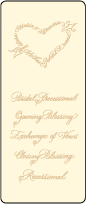 Amor Letterpress Program Tea Design Small