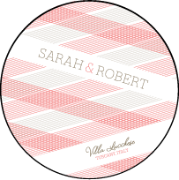 Anais Letterpress Coaster Design Small