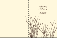 Antigua Letterpress Program Design Small