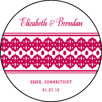 Antique Fall Letterpress Coaster Design Small