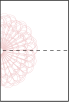 Antoinette Letterpress Placecard Fold Design Small
