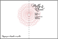 Antoinette Letterpress Program Design Small