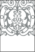 Astor Letterpress Placecard Fold Design Small