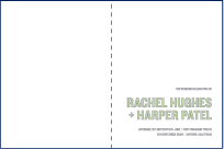Bleecker Modern Letterpress Program Design Small