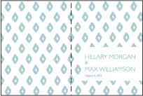Boho Letterpress Program Design Small