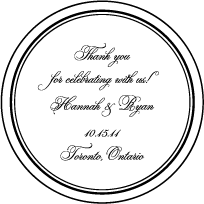 Bordure Letterpress Coaster Design Small