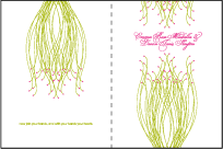 Botanique Letterpress Program Design Small