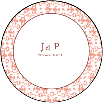 Caprilla Letterpress Coaster Design Small