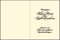 Carlyle Letterpress Program Design Small