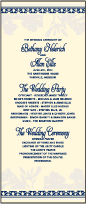 Cecily Letterpress Program Tea Design Small