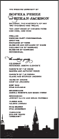 Charmed New York Letterpress Program Tea Design Small