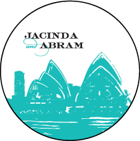 Charmed Sydney Letterpress Coaster Design Small