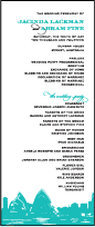 Charmed Sydney Letterpress Program Tea Design Small