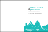Charmed Sydney Letterpress Program Design Small