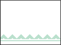 Classic Chevron Letterpress Favor Card Design Small