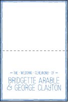Classic Stitch Letterpress Program Design Small