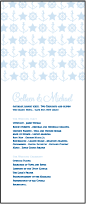 Commodore Letterpress Program Tea Design Small