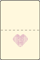 Connected Letterpress Placecard Fold Design Small