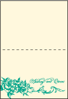 Conservatory Letterpress Thank You Card Fold Design Small