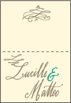 Coronado Letterpress Thank You Card Fold Design Small