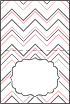Darla Letterpress Placecard Fold Design Small