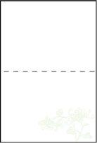 Dolce Letterpress Placecard Fold Design Small