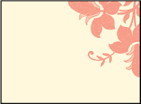 Enya Letterpress Placecard Flat Design Small