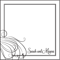 Evelyn Letterpress Thank You Card Flat Design Small