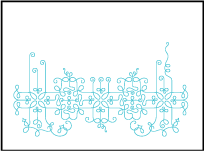 Exuberance Letterpress Placecard Flat Design Small