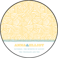 Fieno Letterpress Coaster Design Small