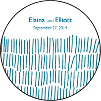Fig Letterpress Coaster Design Small
