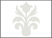 Fleur De Lys Letterpress Placecard Flat Design Small